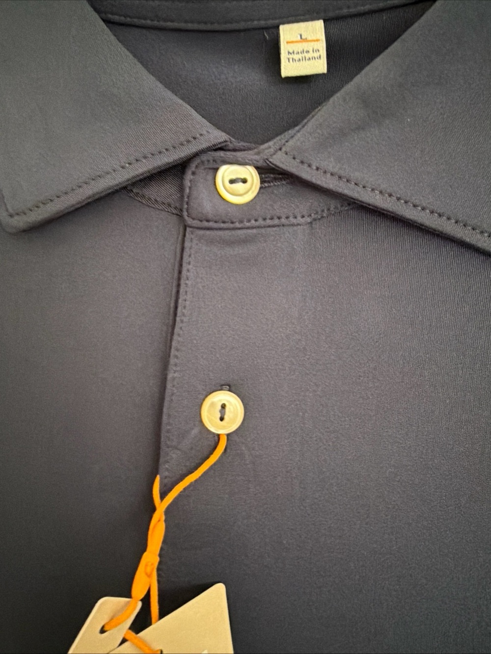 Peter Millar Navy Short-Sleeve Polo Summer Comfort NWT #golf #preppy #bizcasual - Picture 6 of 10